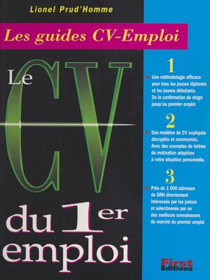 cover image of Le CV du 1er emploi